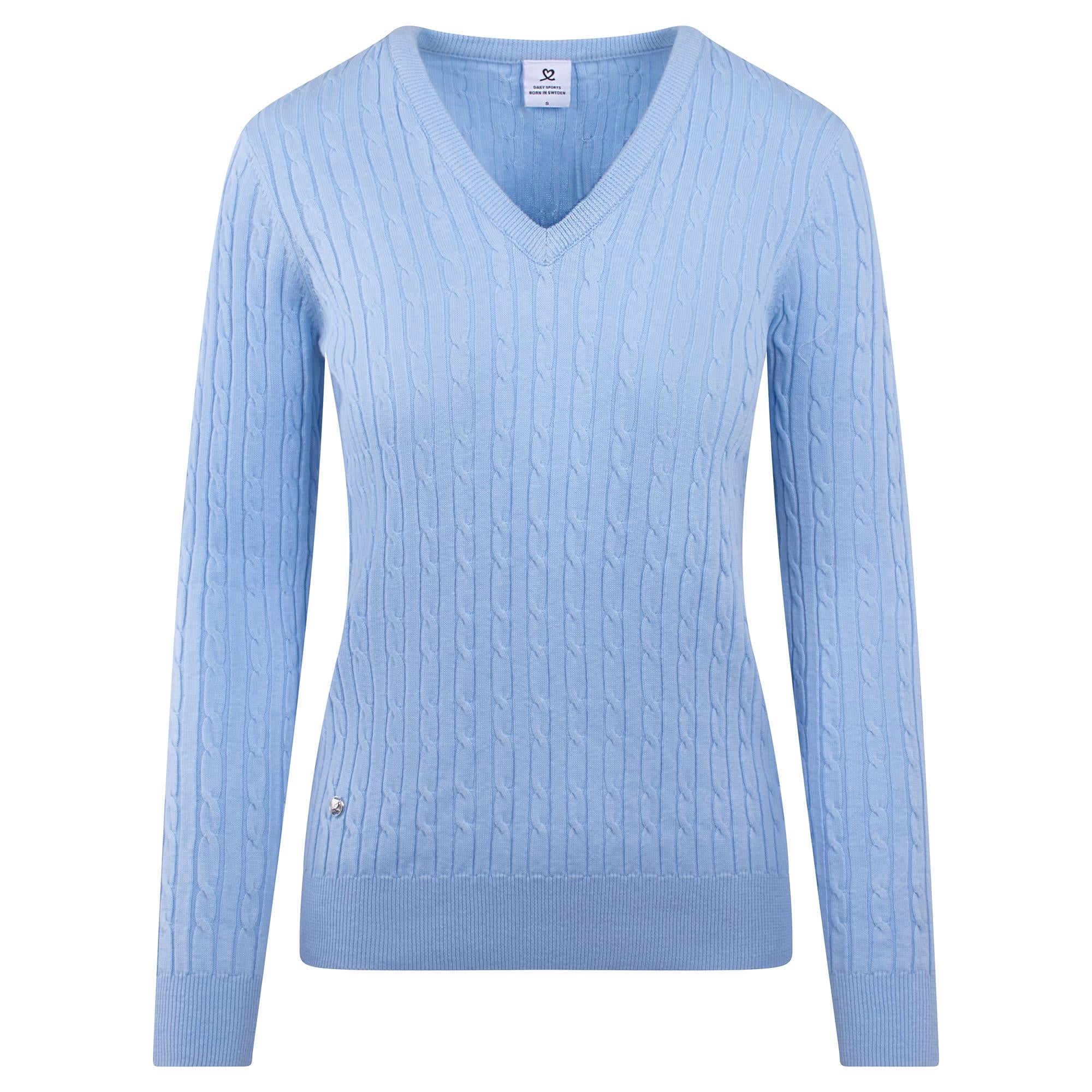Daily Sports Madelene Knitted Ladies Golf Jumper Belle Blue